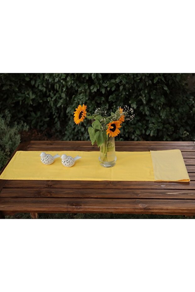 Sarı Çift Taraflı Runner - 3