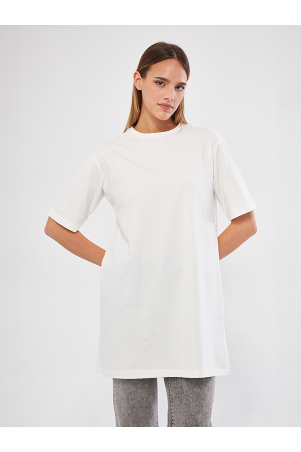 Kısa Kollu Basic Tişört - 1