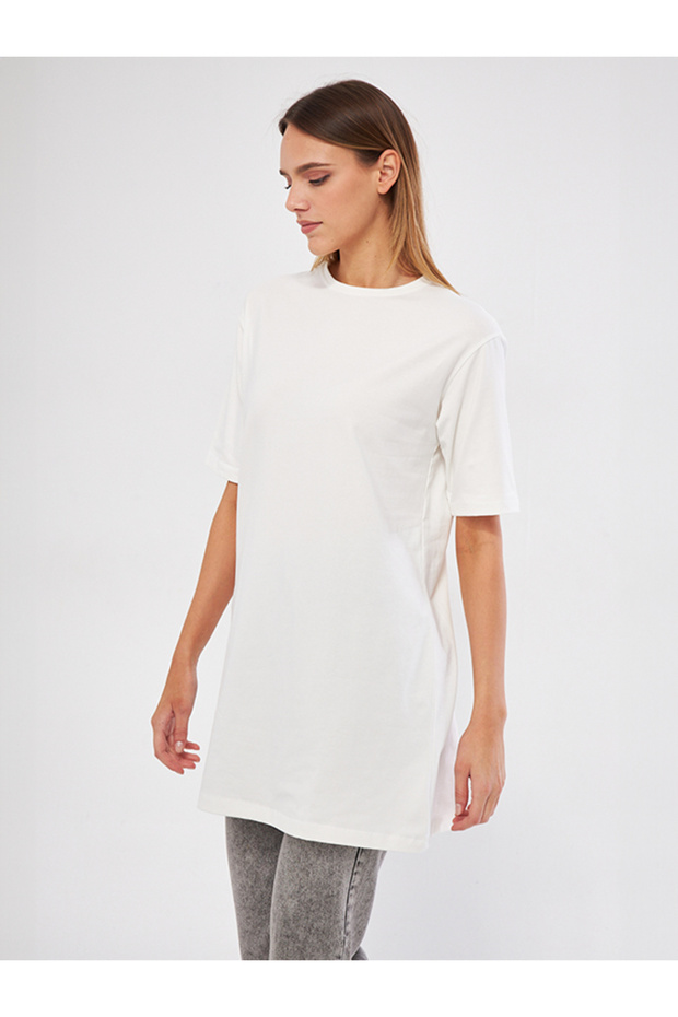 Kısa Kollu Basic Tişört - 7