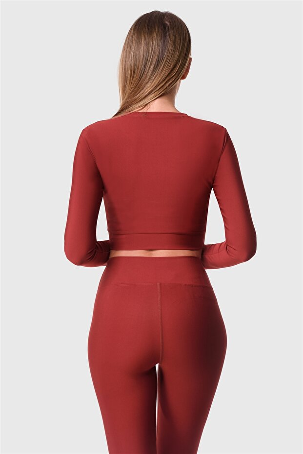 Crop Top Bordo - 4