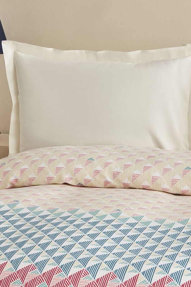 Dace %100 Pamuk Çift Kişilik Tek Pike Multicolor PP - 4