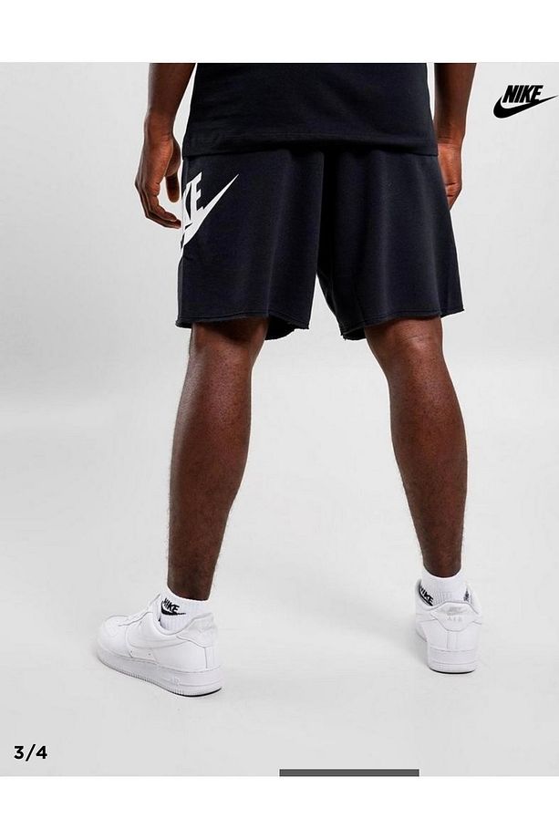 Sportswear Sport Essentials French Terry Alumni Siyah Erkek Şort - 4