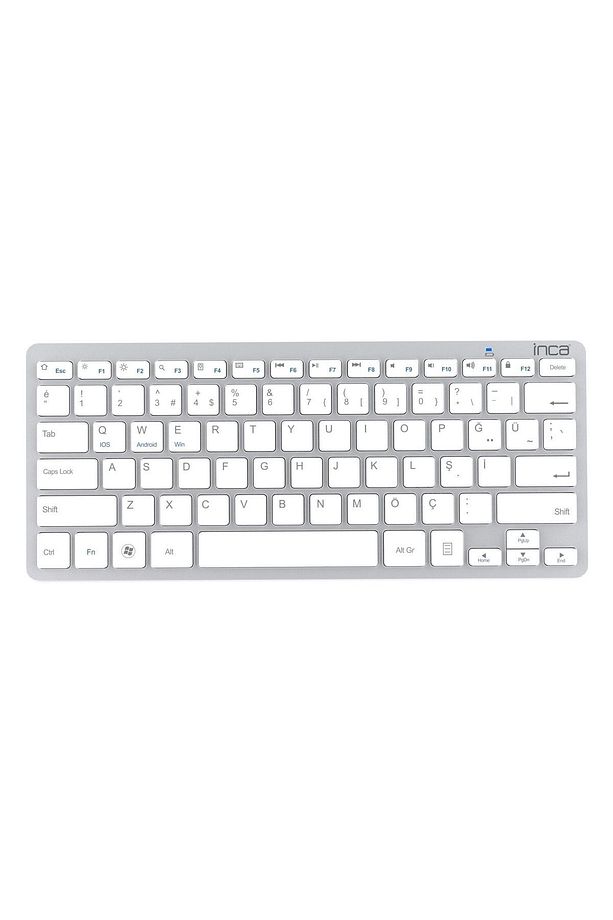 Ibk-569bt Bluetooth 3.0 Smart Silver Keyboard - 1