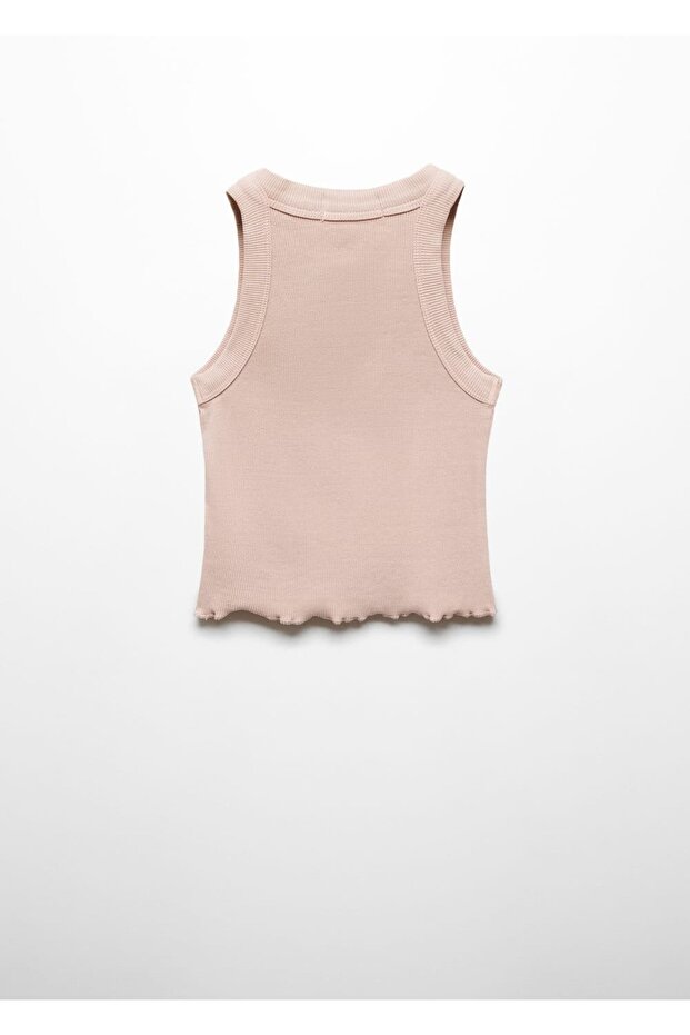 Askılı fitilli tişört - 2