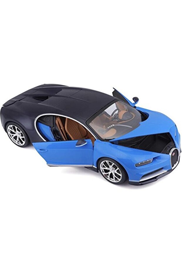Bugatti Chiron Mavi 1/18 Model Araba - 4
