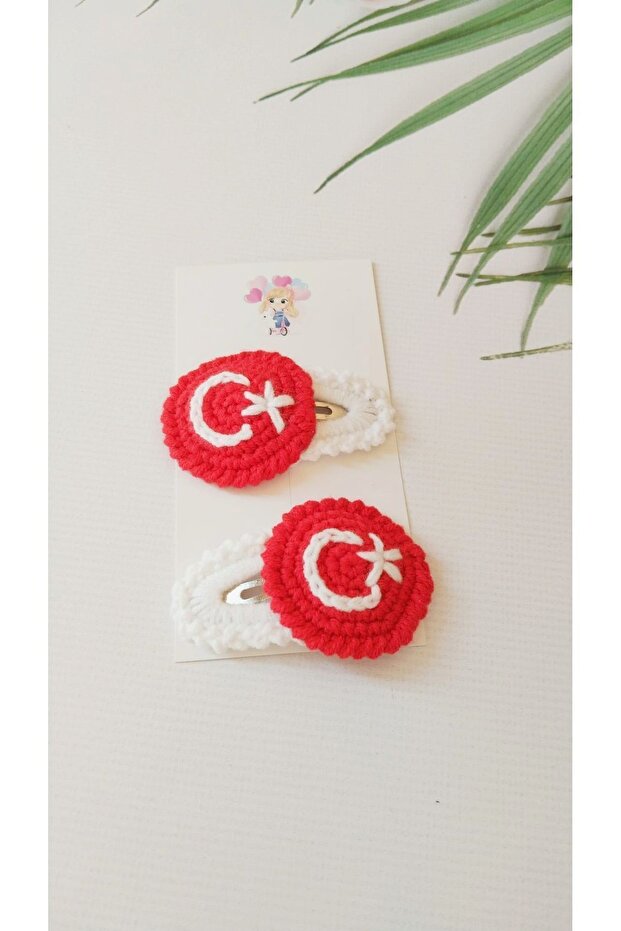 Special Handcrafted Turkish Flag for National Holidays 2-Piece Snap Buckle