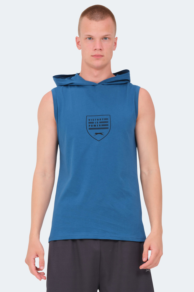 Versio in Men's Sleeveless Printed Oil T-Shirt
