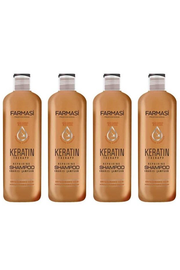 FARMASI KERATIN THREAPY - REPAIRING SHAMPOO 4 pieces