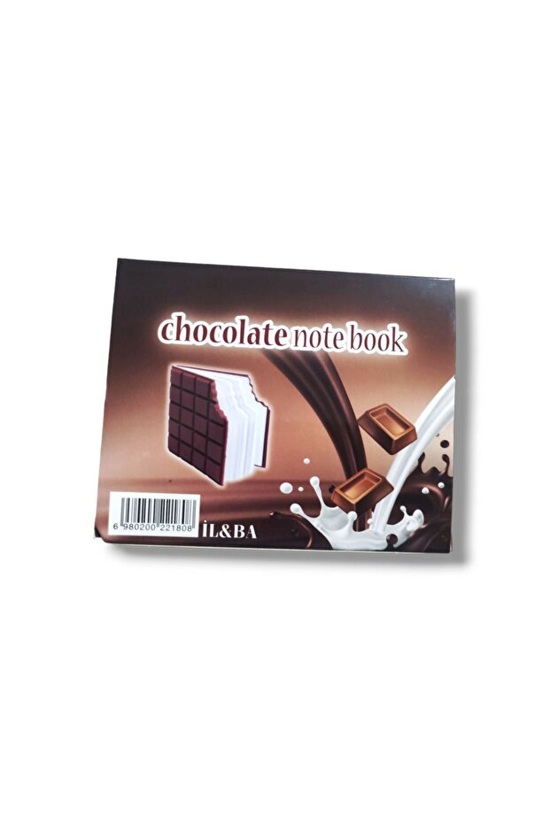 Chocolate Patterned Unlined Notebook - 2