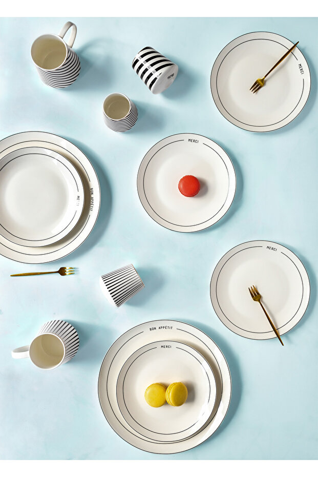 Round Servis Tabağı 6 Kişilik - 3