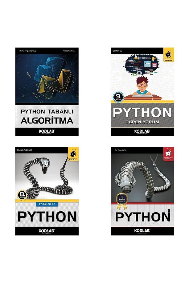 Python Öğreniyorum Seti - 4 Kitap Takım - 2