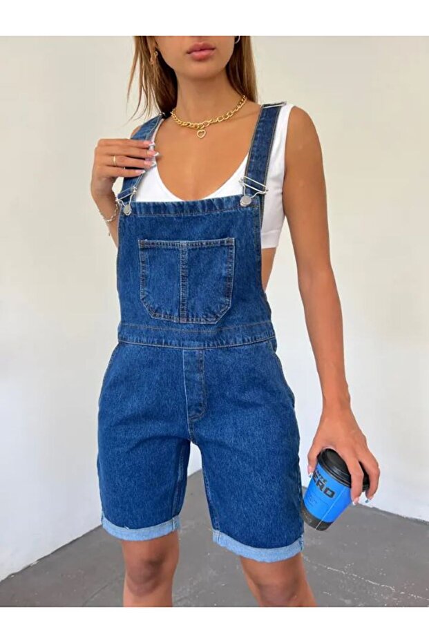 Şortlu Salopet Tulum - 4