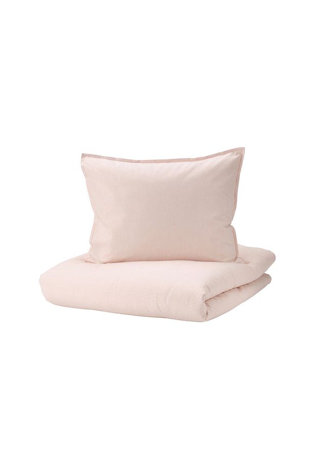BERGPALM tek kişilik nevresim seti açık  pembe 150x200cm - 1