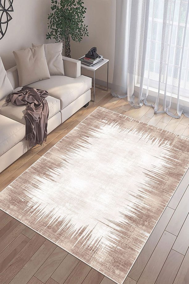 Modern Dijital Baskı Dört Mevsim Yıkanabilir Kaymaz Taban Salon Halısı Mutfak Halısı Yolluk YVH - 3