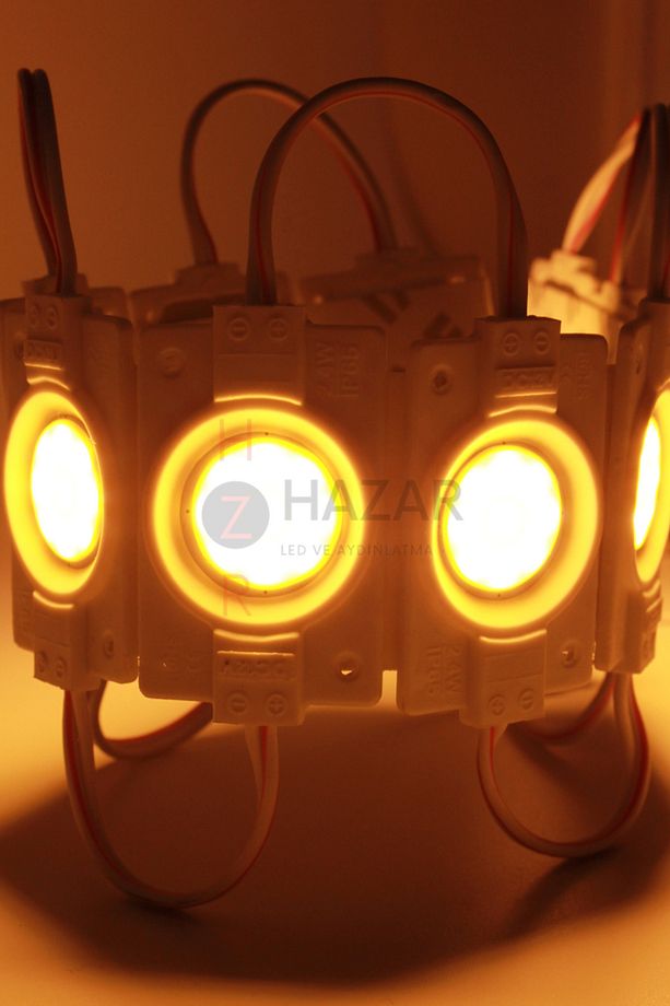 12 Volt 2.4 Watt Tekli Su Geçirmez Modül Led Gün Işığı (10 ADET) - 3