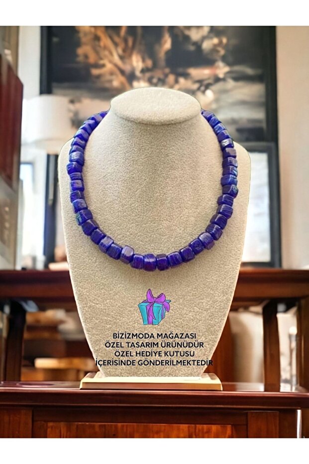 Bodrum Glass Bead Serenay Glass Necklace Evil Eye Bead Necklace