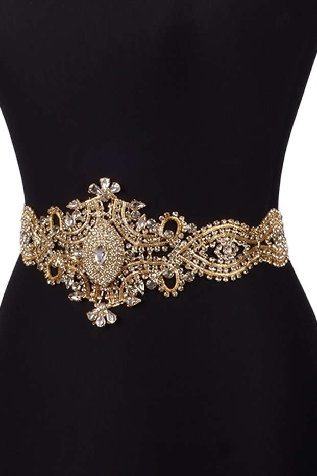 Elegant and Stylish Bridal Belt, Special Kaftan Belt for Henna Night, Gold