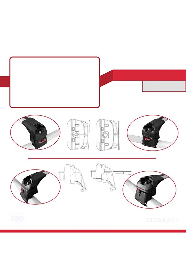 Fiat EGEA CROSS 2020 2021 2022 2023 2024 2025 Uyumlu  YÜK TAŞIMA ARA ATKI ÇİTASI - 7