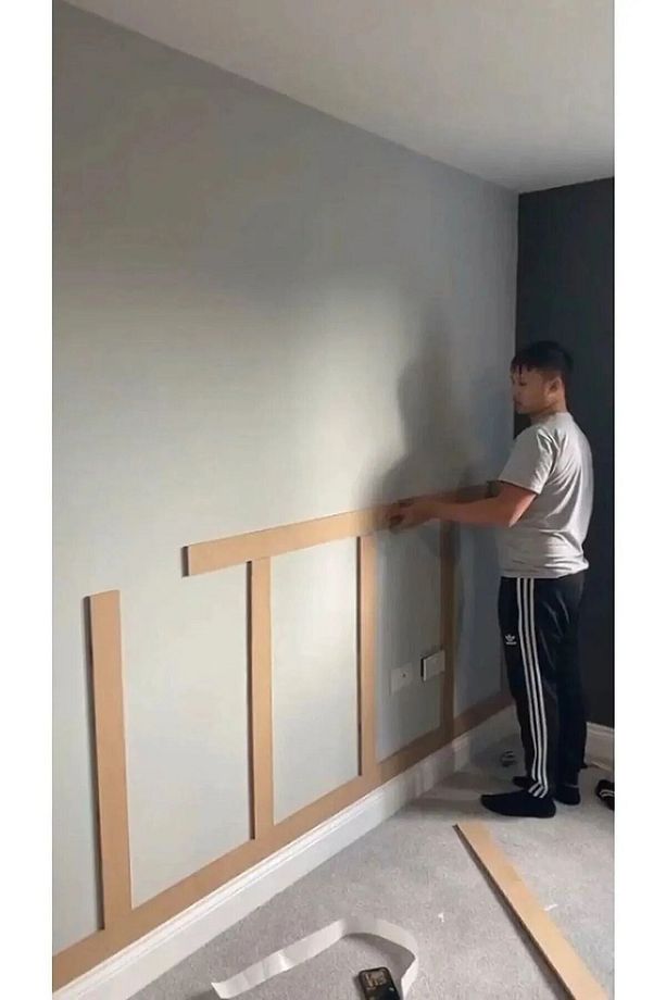 Iskandinav Duvar Çıtası 1 Paket (5 ADET) 6,5×100 Cm Mdf Duvar Çıtası - 1