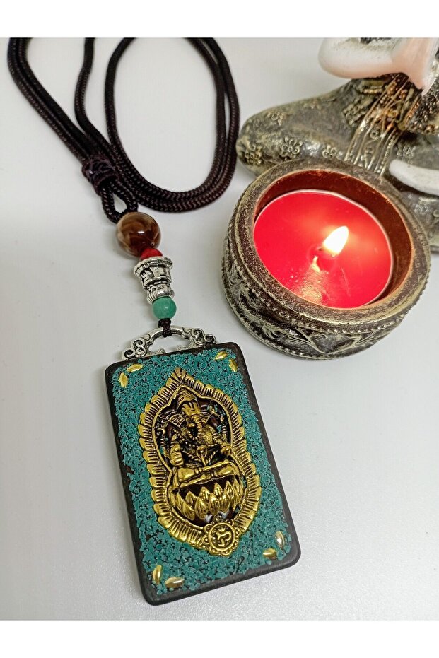 Ganesha Pendant Ethnic Authentic Bohemian Necklace