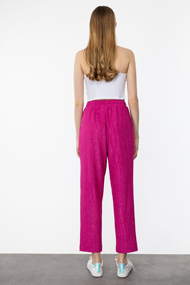 بنطلون ذاتي الملمس - 5