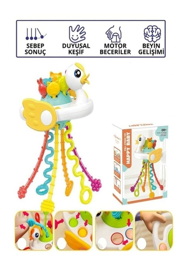 Montessori Duck Shaped - Sensory Observation Skill and Teether Toy - 2