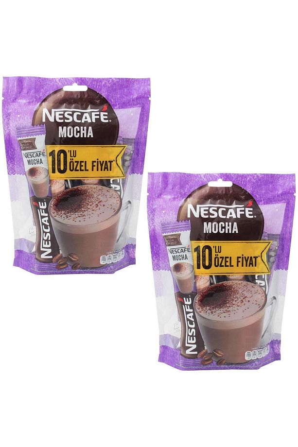 Mocha Çikolatalı Sütlü Köpüklü Kahve 10 Lu Paket 2 Adet - 1