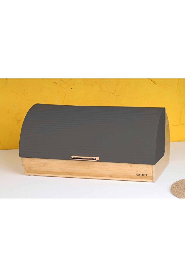 Vero Bamboo Bread Box - 1