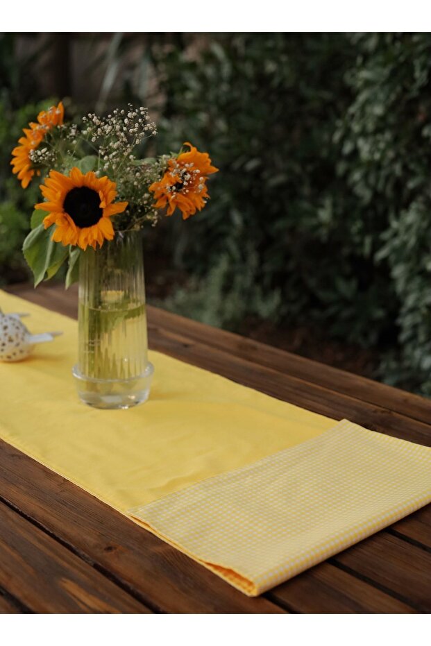 Sarı Çift Taraflı Runner - 2