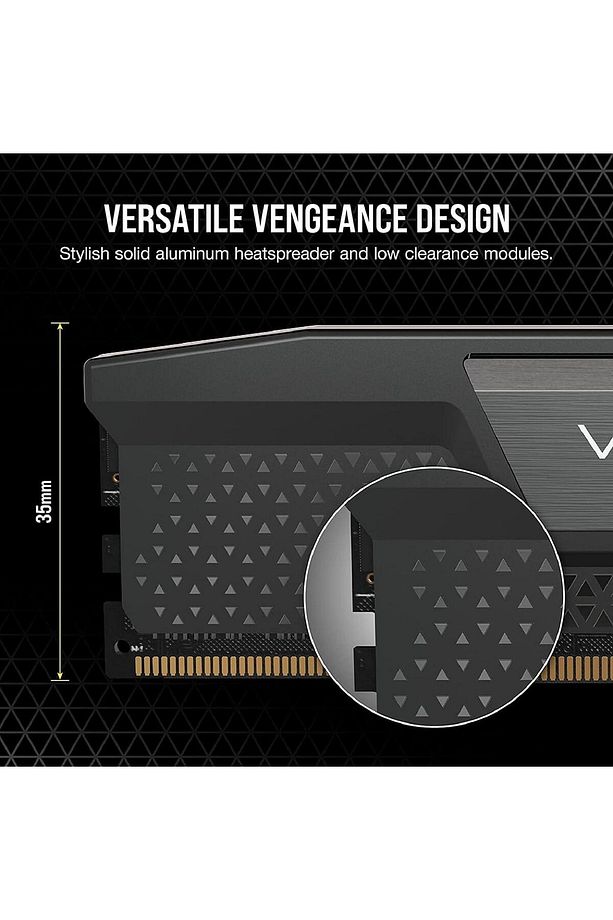 VENGEANCE DDR5 RAM 32GB (2x16GB) 6200MHz CL36 Intel XMP (CMK32GX5M2E6200C36) - 5
