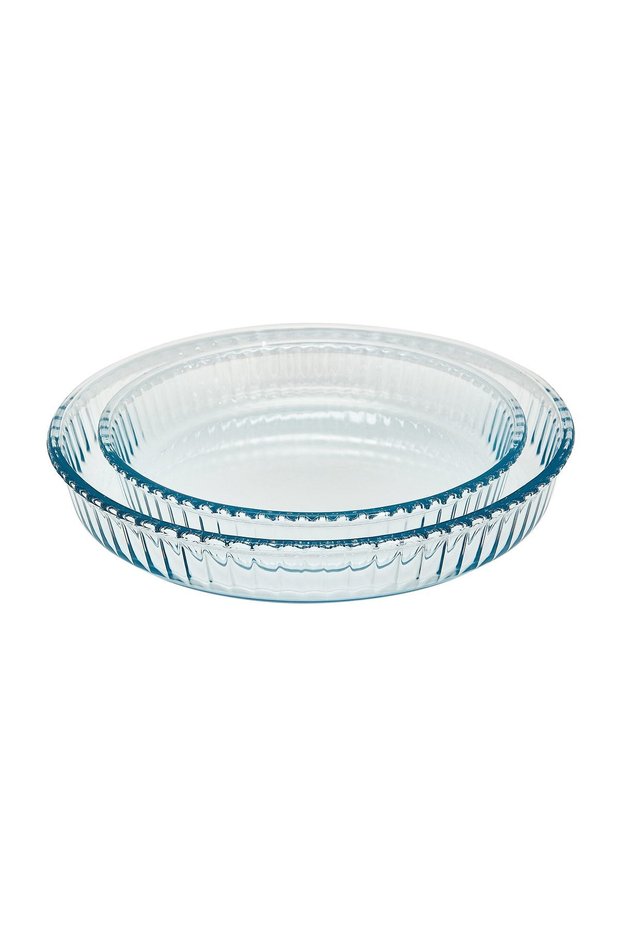 159022Z00 Round 2 Pieces Pyrex - 26 Cm 32 Cm