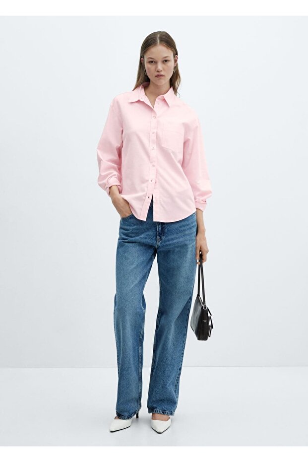 %100 pamuklu cepli gömlek - 2