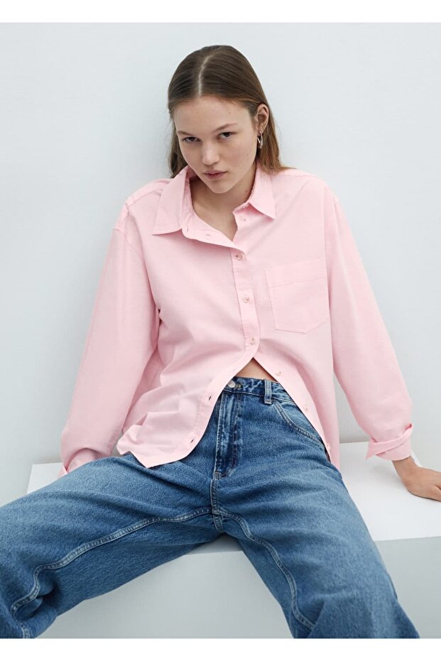 %100 pamuklu cepli gömlek - 5