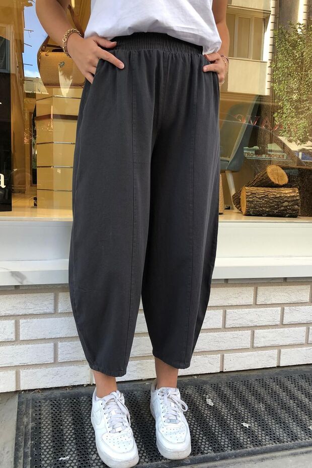 Gabardin Şalvar Pantolon - 6