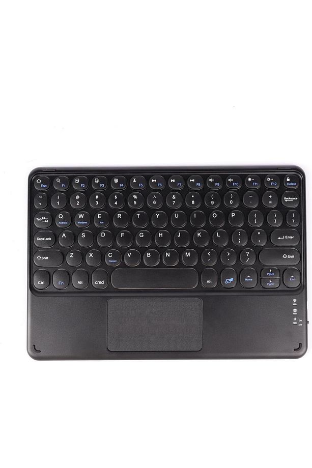 TCL Tab 7 L 2023 7" Uyumlu Kablosuz Bluetooth Şarj Edilebilir Touchpad'li Q Klavye - Siyah - 1