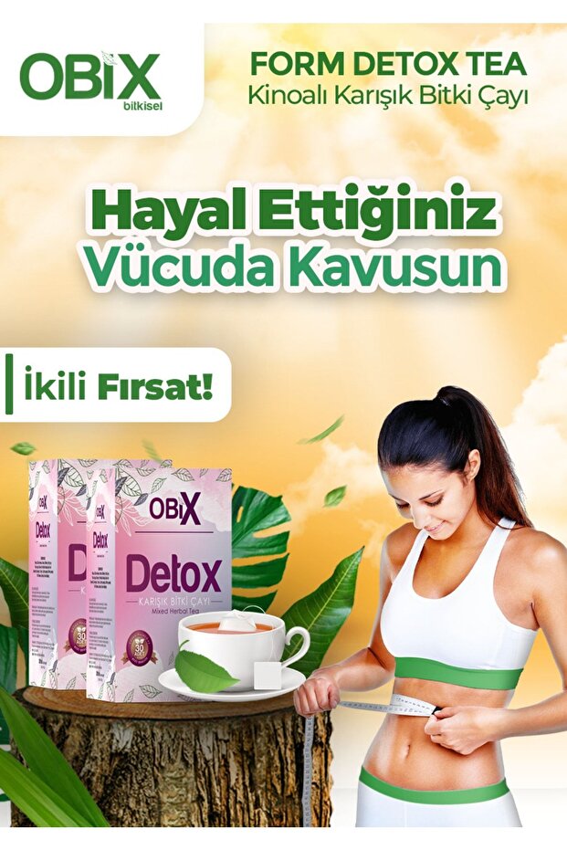 Zayıflamayı Destekleyici Bitkisel Karışımlı Kinoa Çayı 2 Li Set - 1