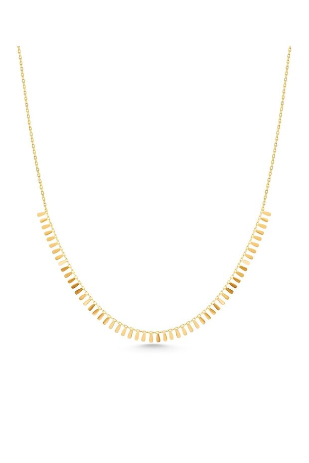 Altın Pullu Kolye - 2