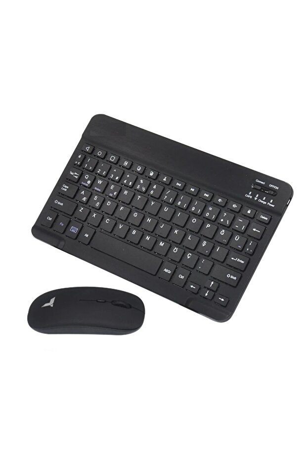 Bluetooth Kablosuz Klavye Mouse Seti Siyah - 1