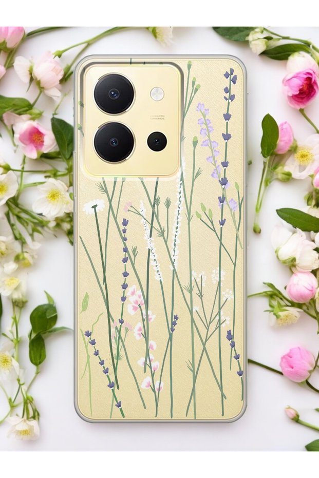 غلاف هاتف شفاف بتصميم Vivo Y36 Pole