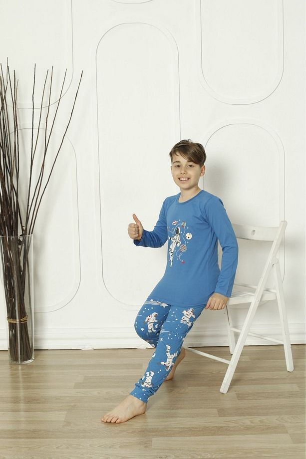 Astronotlu Erkek Çocuk Pijama Takımı - 5