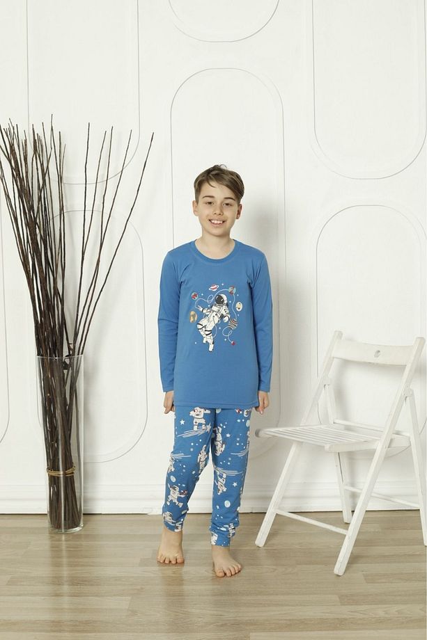 Astronotlu Erkek Çocuk Pijama Takımı - 2
