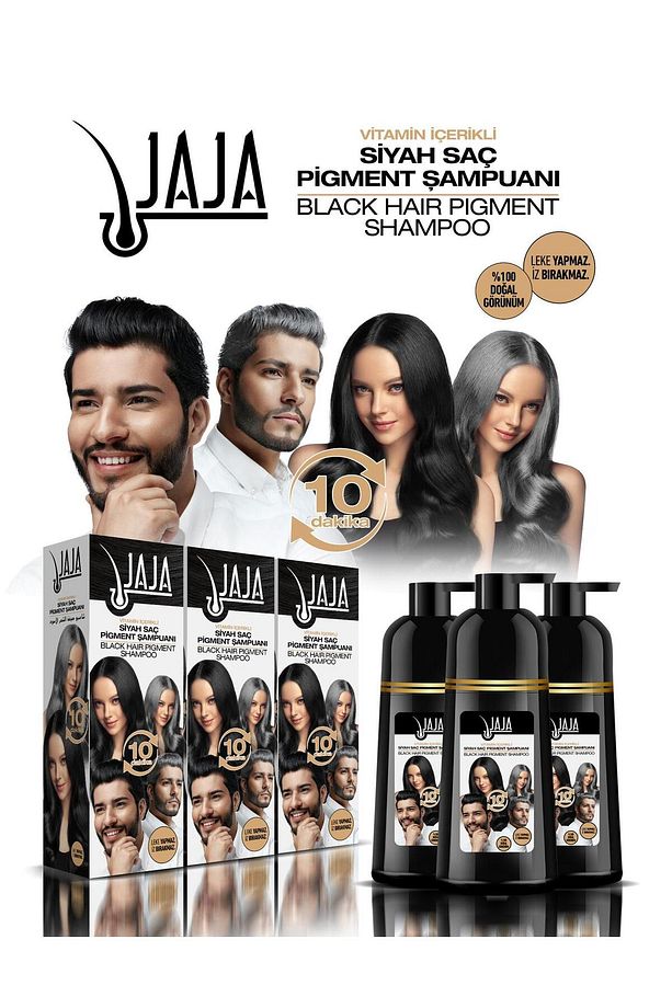 koyu kahve saç pigment şampuan 300 ml - 1
