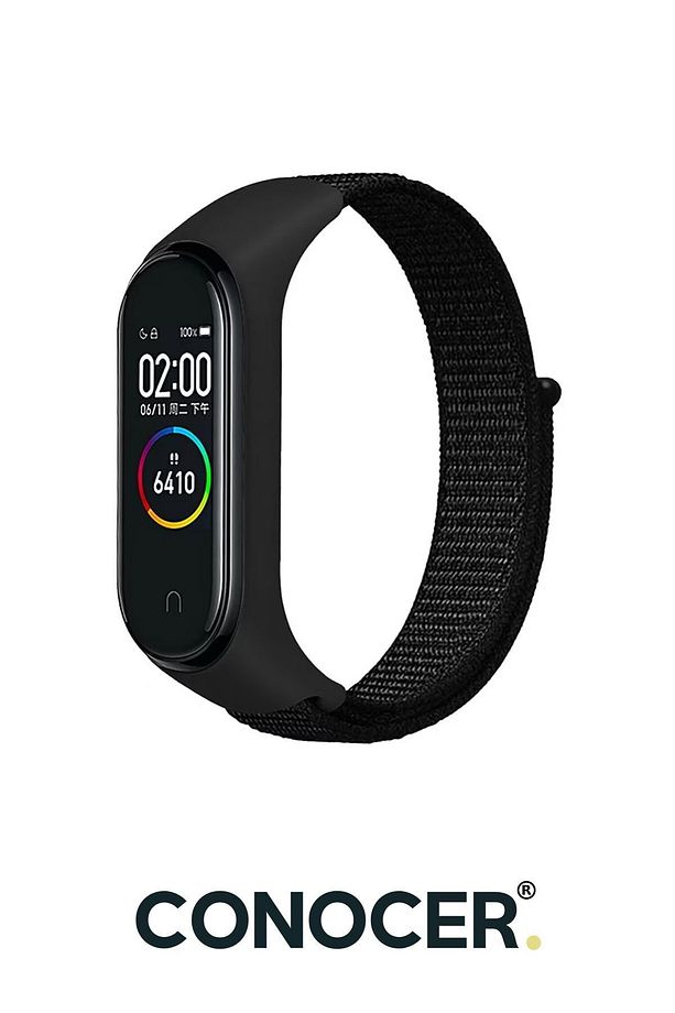 Xiaomi Mi Band 3/4/5/6/7 Uyumlu Hasır Dokuma Yüksek Kalite Kordon Kayış - 2
