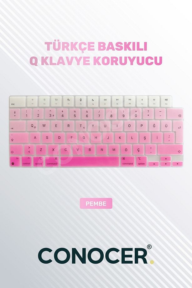 Macbook Air Pro M1-M2 Klavye Koruyucu A2681 A2442 A2779 A2485 A2780 A2941 Türkçe - 1
