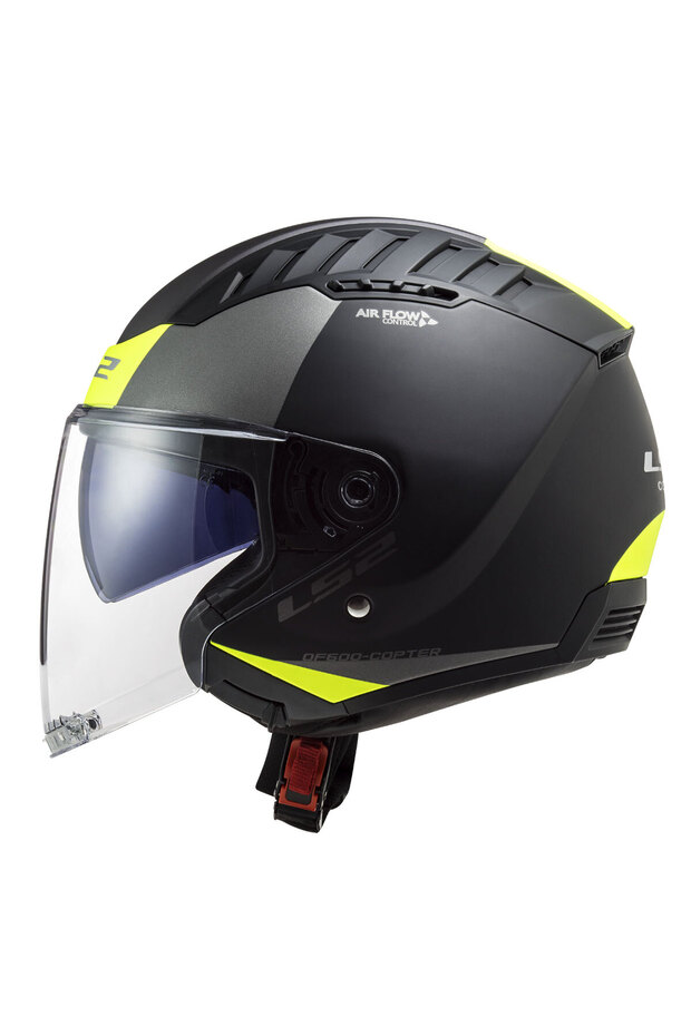 COPTER 2 URBANE MAT SİYAH-NEON SARI KASK - 3