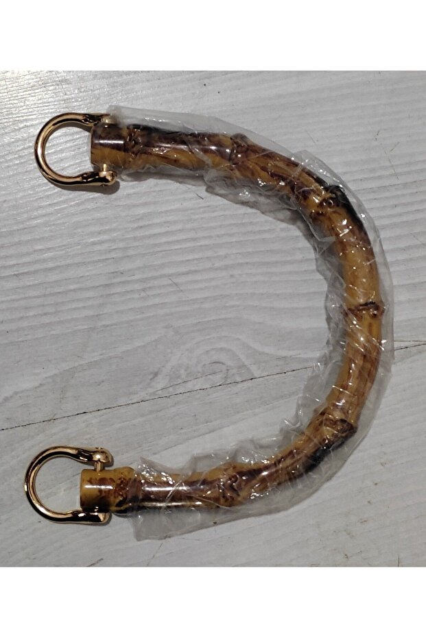 Plastic bag handle bamboo look