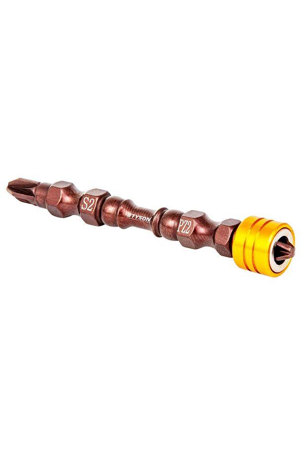 1 AD PZ2 65mm S2 Çeliği Çift Yönlü Mıknatıs Uçlu Bits Uç Çelik Matkap Ucu Tornavida Ucu Vidalama Ucu - 4