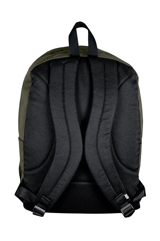 Campus-Leather-Based Two-Compartment Backpack - 6