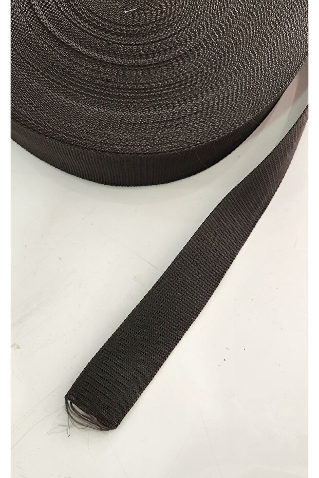 2 Meters Black Polyester Bag Hanger - 4 Cm Strip Column