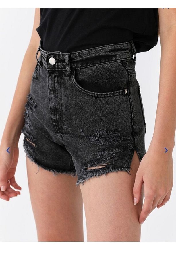 Denim şort - 4